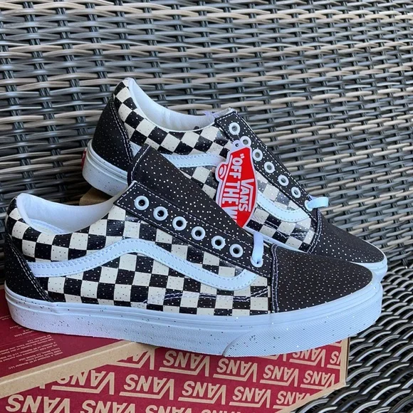 Vans Old Skool Confetti Black/True White MENS - Picture 6 of 16